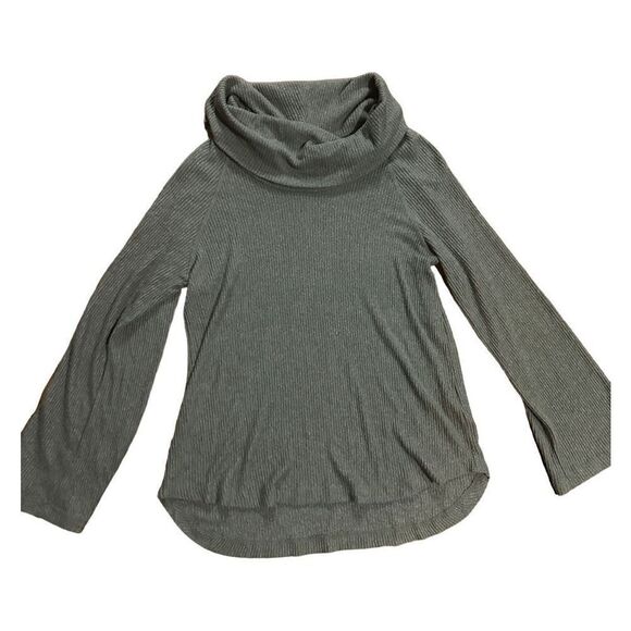 Anthropologie Maeve Maurisa Cowlneck Thermal Sweater XS Olive green - Picture 2 of 7